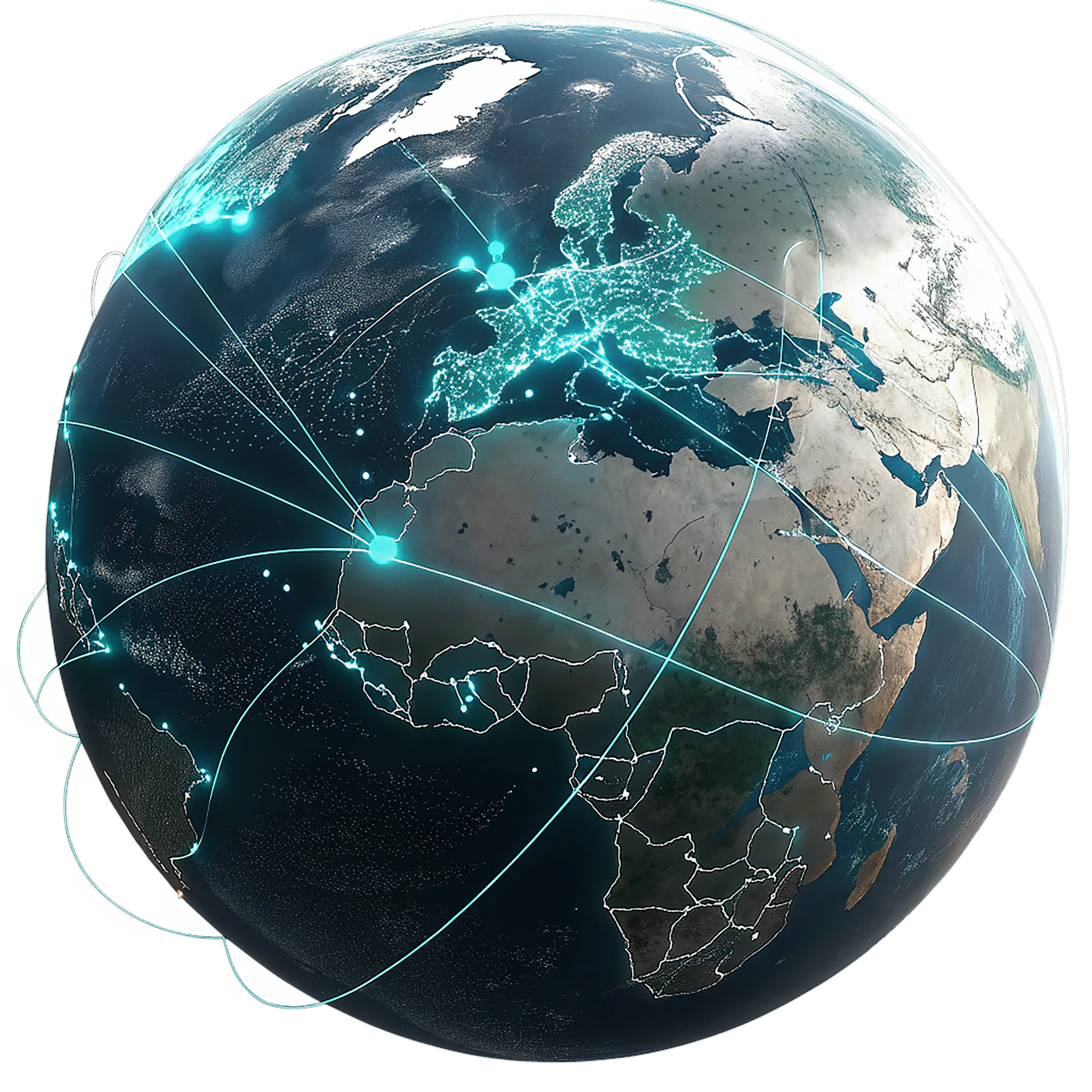 —Pngtree—high resolution 3d globe with neon